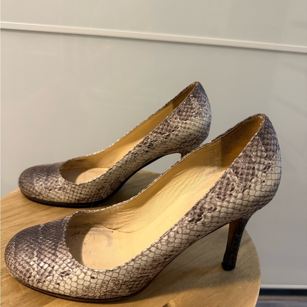 Kate Spade Snakeskin Patterned Heels - Picture 6 of 7